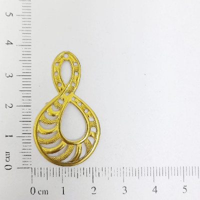 AC LATÃO INFINITO BRINCO VZD DIREITO 1 FURO