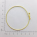 AC LATÃO BRACELETE DE ENGATAR BOLINHA 2,5MM