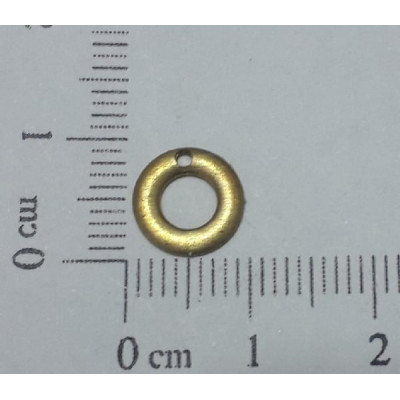 AC LATÃO REDONDO M 9MM VZD ABL 1 FURO