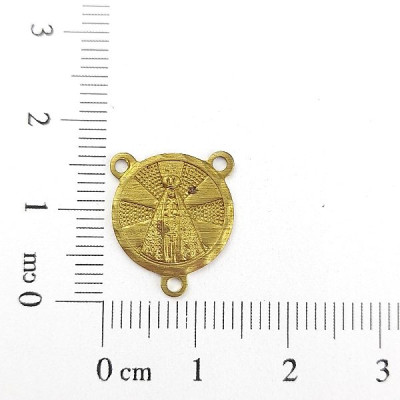 AC LATÃO TERÇO M NSS SRA APARECIDA