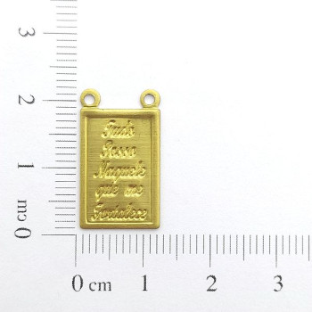 AC LATÃO ESCAPULÁRIO TUDO POSSO NAQUELE