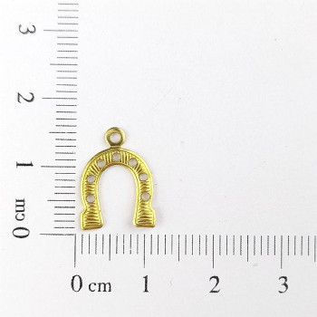 AC LATÃO FERRADURA FUROS 1 ARG