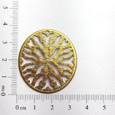 AC LATÃO OVAL VZD RAIZ 1 FURO