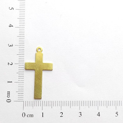 AC LATÃO CRUZ M QUADRADA LISA RETA 1 ARG