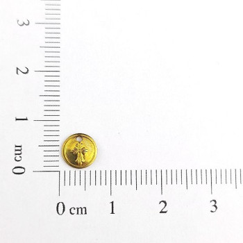 AC LATÃO REDONDO MINI CRUZ 1 FURO