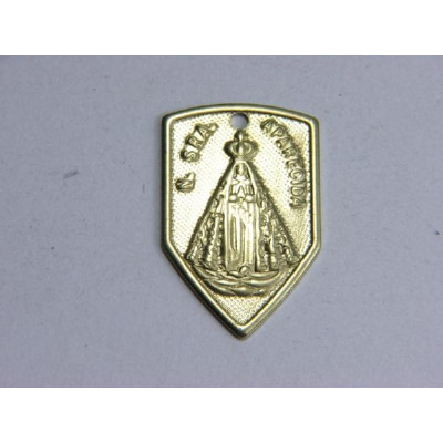 AC LATÃO ESCUDO NSS SRA APARECIDA 1 FURO