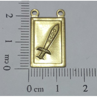 AC LATAO ESCAPULARIO ORIXÁ ESPADA OGUM 2ARG