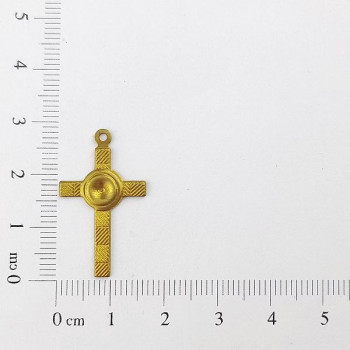 AC LATÃO CRUZ MEIO PONTO DE LUZ 1 ARG