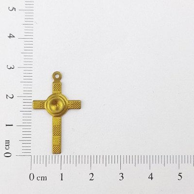 AC LATÃO CRUZ MEIO PONTO DE LUZ 1 ARG