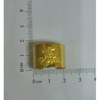 AC LATÃO ANEL REGULAVÉL SÃO JORGE 2 FUROS