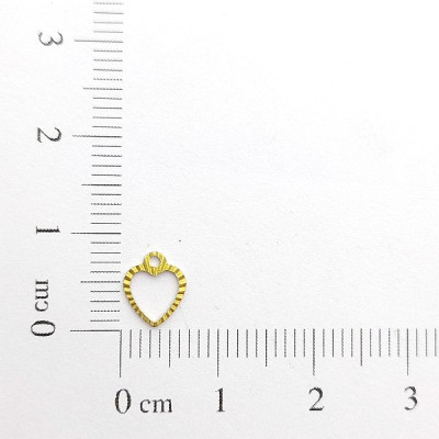 AC LATÃO CORAÇÃO MINI VZD TXT 1 ARG