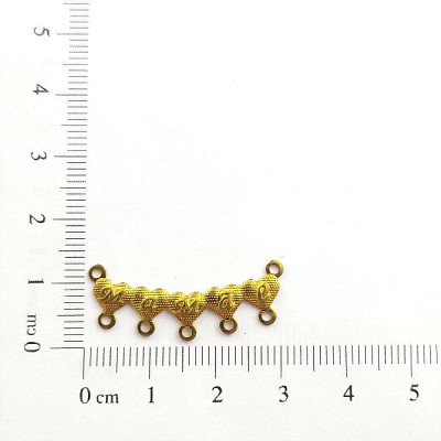 AC LATÃO CANGA 5 CORAÇÕES MAMÃE 7 ARG