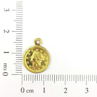 AC LATÃO REDONDO P MOEDA 1 ARG