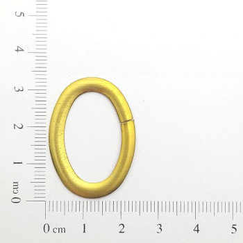 AC LATÃO OVAL LISA CORTE LATERAL