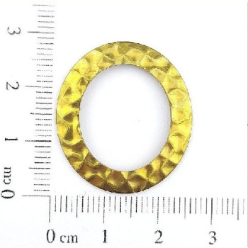 AC LATÃO OVAL G TXT VZD S/ FURO