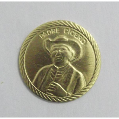 AC LATÃO MEDALHA PADRE CÍCERO S/ ARG