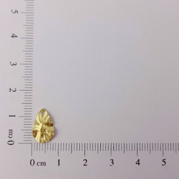 AC LATÃO GOTA P 12MM AMASSADA 1 FURO