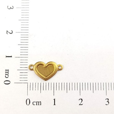 AC LATÃO CORAÇÃO P LISO CHEIO 2 ARG