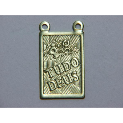 AC LATÃO ESCAPULÁRIO TUDO DEUS