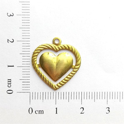 AC LATÃO CORAÇÃO G LISO BORDA VZD 1 ARG