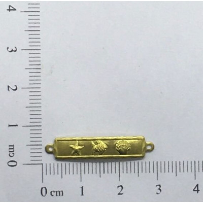 AC LATÃO PLAQUINHA INFANTIL MARITIMA