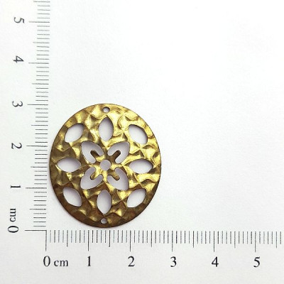 AC LATÃO REDONDO G TXT CHATAO SS20 2 FUROS