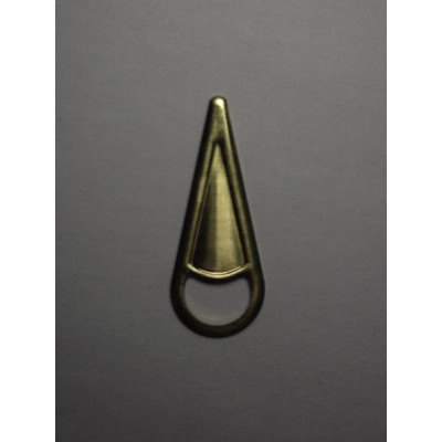 AC LATÃO GOTA M LISA CHEIA RESINA VZD BAIXO S/ ARG