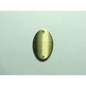 AC LATÃO OVAL P ABL CHEIO 2 FUROS