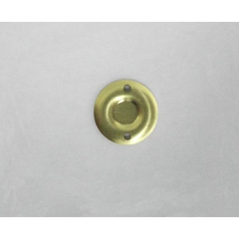 AC LATÃO REDONDO LISO MIOLO P/ PEDRA 2 FUROS