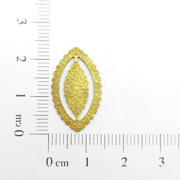 AC LATÃO NAVETE P GIRA TXT CHEIA S/ FURO