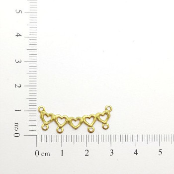 AC LATÃO CANGA 5 CORAÇÕES 6 ARG