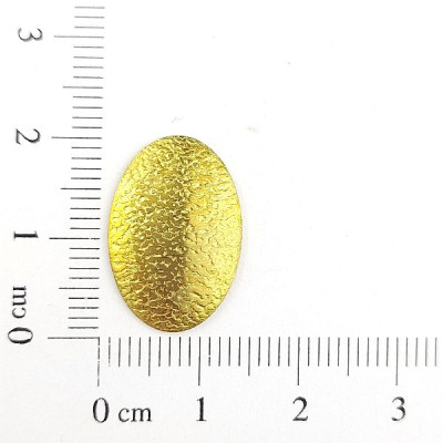 AC LATÃO OVAL M ABL TXT S/ FURO