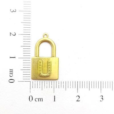 AC LATÃO CADEADO LETRA 