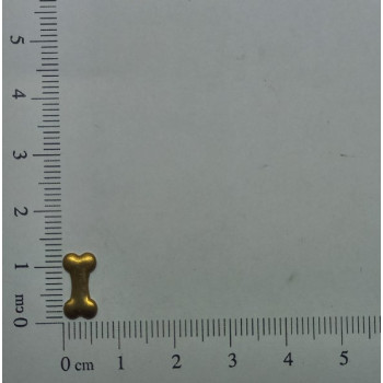 AC LATÃO OSSINHO G 11MM S/ FURO