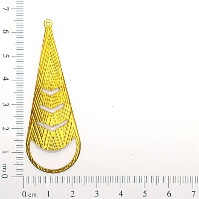 AC LATÃO GOTA G TXT SERRILHADA 4 VZD 1 ARG