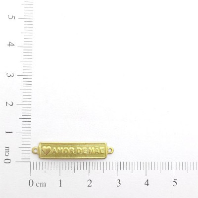 AC LATÃO PLAQUINHA INFANTIL AMOR DE MÃE