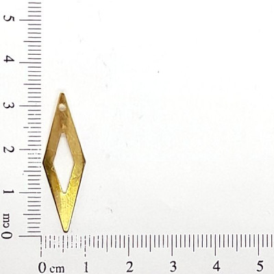 AC LATÃO LOSANGO M VZD 1 FURO