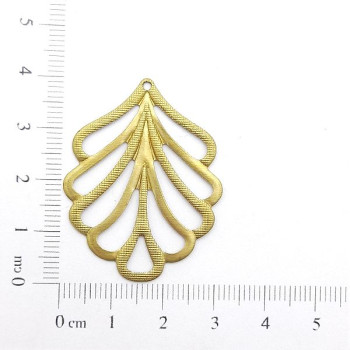 AC LATÃO FOLHA VZD TXT PONTILHADA 1 FURO