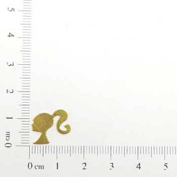 AC LATÃO BARBIE P RABO DE CAVALO LISO S/ FURO