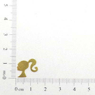 AC LATÃO BARBIE P RABO DE CAVALO LISO S/ FURO