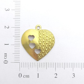 AC LATÃO CORAÇÃO G DIREITO PONTILHADO TRES VZD 1 ARG