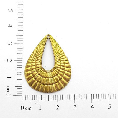 AC LATÃO GOTA G VZD TXT 1 FURO