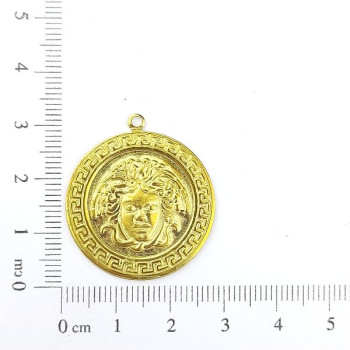 AC LATÃO REDONDO G MEDUSA 1 ARG