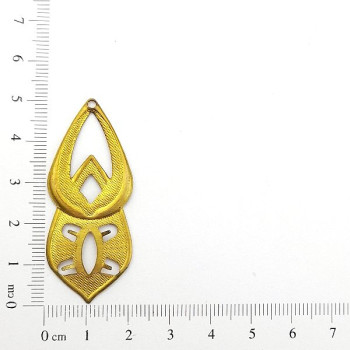 AC LATÃO GOTAS CHATÃO NAVETE 7X15 1 FURO