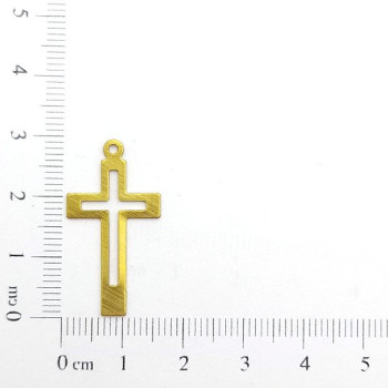 AC LATÃO CRUZ M QUADRADA LISA RETA VZD 1 ARG