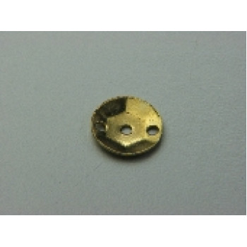 AC LATÃO LANTEJOULA 2 FUROS MEIO