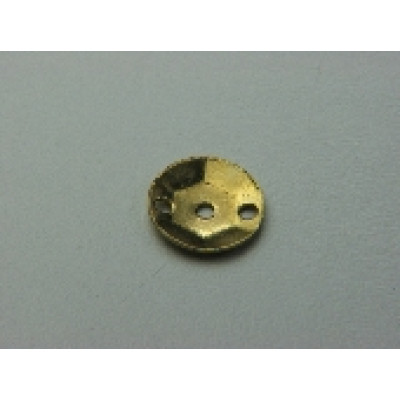 AC LATÃO LANTEJOULA 2 FUROS MEIO