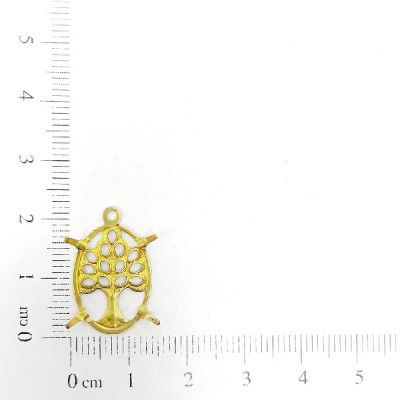 AC LATÃO OVAL ÁRVORE CHATÃO 13X18 1 ARG