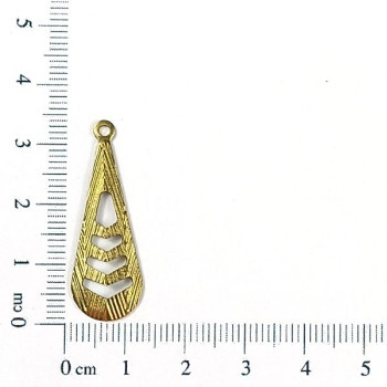 AC LATÃO GOTA M 4 VZD TXT SERRILHADA 1 ARG