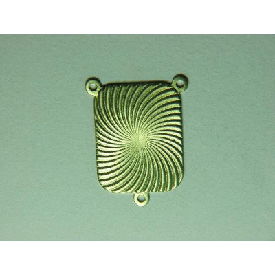 AC LATÃO TERÇO PLACA RISCOS